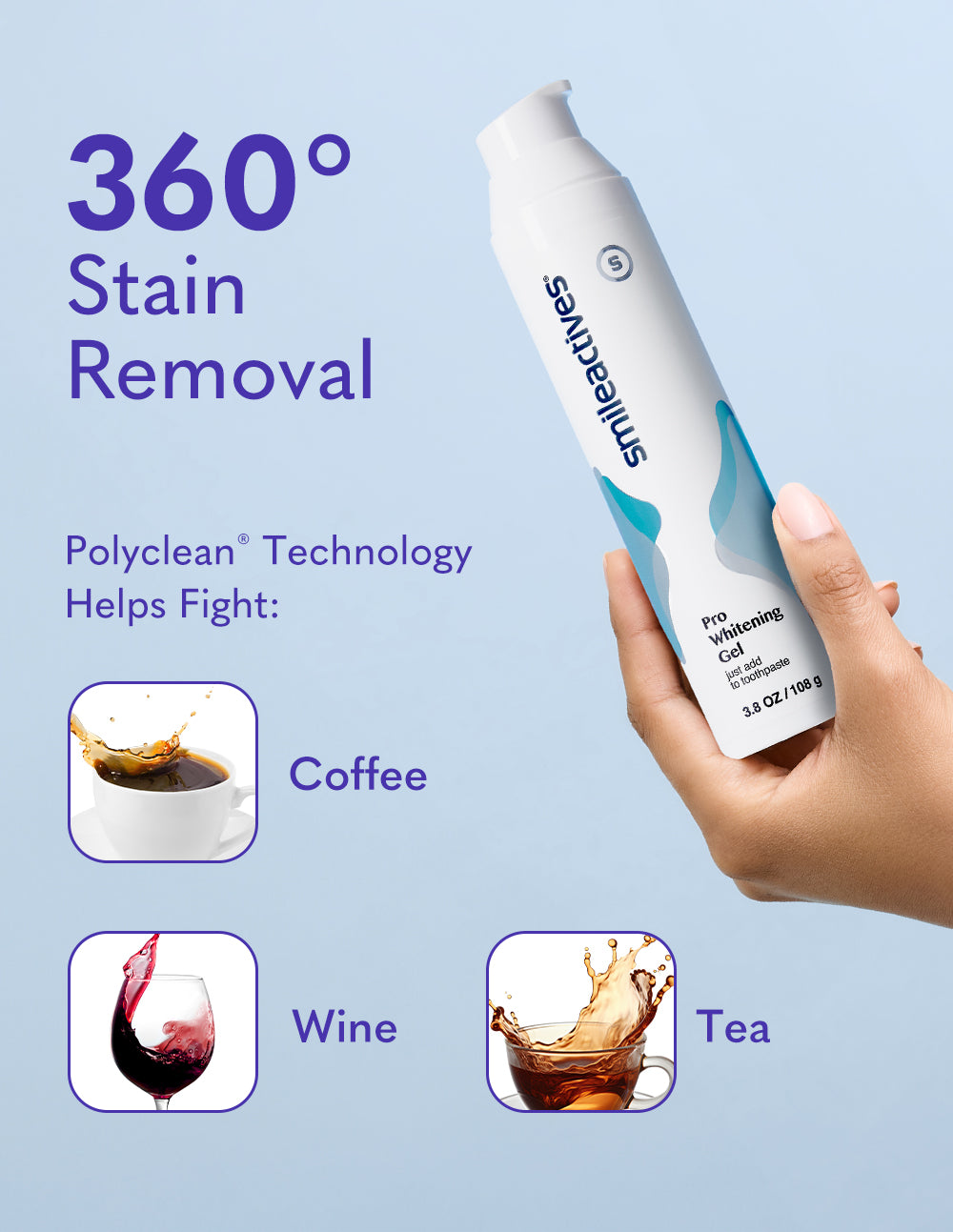 teeth whitening gel stain removal fight coffee stains wine stains tea stains