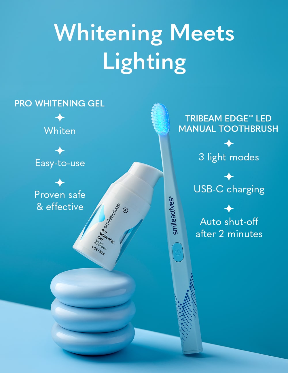 TriBeam Edge™ LED Manual Toothbrush