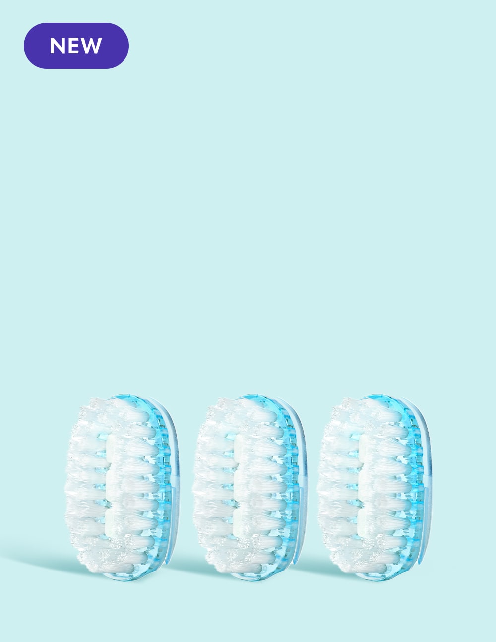 TriBeam Edge™ LED Manual Toothbrush Replacement Brush Heads (Set of 3)