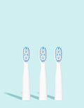 Vibrite® BLUE LED Light Toothbrush Replacement Brush Heads (Set of 3)